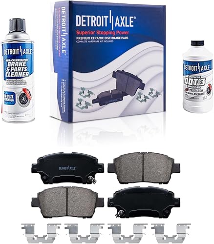Miniatura 30 de Detroit Axle - Kit de freno trasero para Honda Civic L4 1.8L 2006-2015 Honda Civic Frenos Zapatas 2007 2008 2009 2010 2011 2012 2013 2014 Reemplazo: