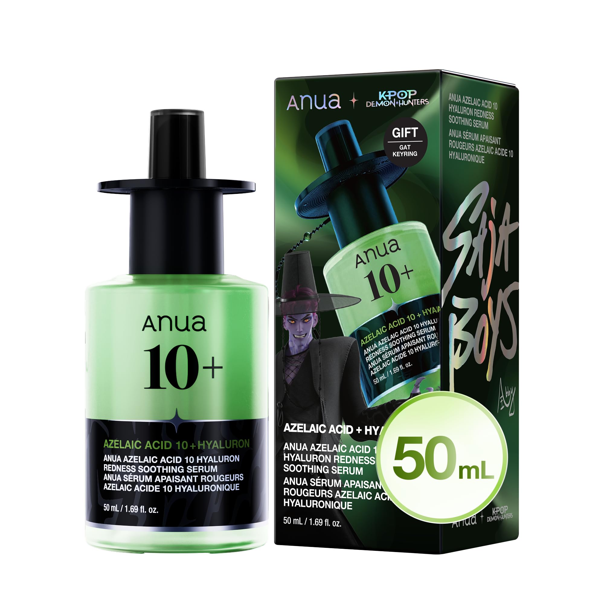 Anua Azelaic Acid 10 Hyaluron Serum, Kpop Demon Hunters, 50ml – Ansicht 2