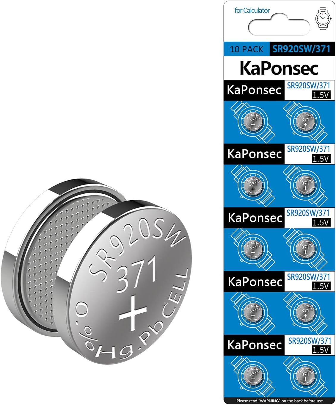LiCB 20 Pack SR920SW 371 370 AG6 Battery 1.5V Button Cell