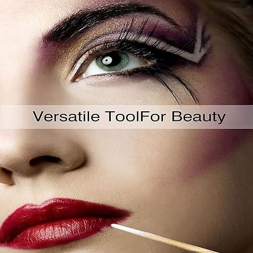 Miniatura 10 de 1600 hisopos de algodón puntiagudos de 2.75 pulgadas, hisopos de algodón microblading de 2.75 pulgadas, puntas de precisión, hisopos de algodón con