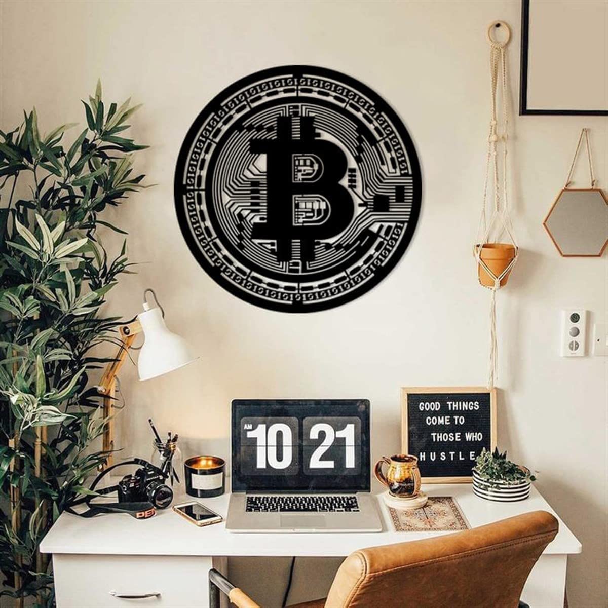 Amazon.com: Decoración de pared de metal Bitcoin, arte de pared de metal  Bitcoin, decoración de pared de monedas, decoración de pared de metal,  regalos de finanzas, arte de pared de criptomonedas, arte