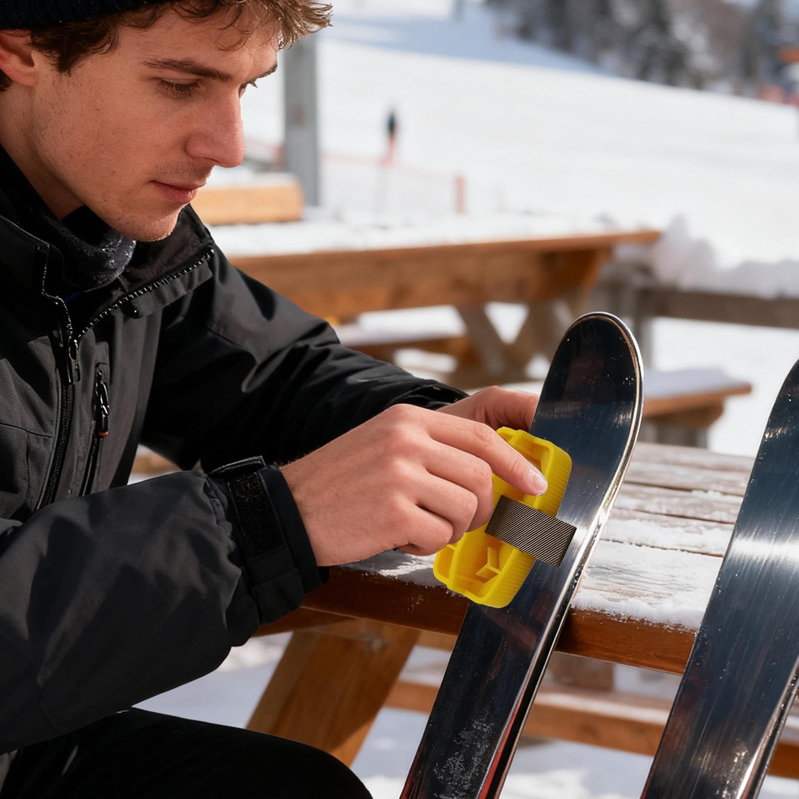 Kit d'affûtage de bord de ski – Ensemble ergonomique antidérapant | Kit de réglage de planche à neige, pour l'entretien du ski, pour les amateurs de famille, de sports de plein air, de