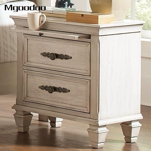 Miniatura 3 de Mgoodoo Manija de puerta para muebles de cocina, armario, armario, 5 unidades, estilo nórdico, simple, vintage, bronce antiguo, 6.693 in