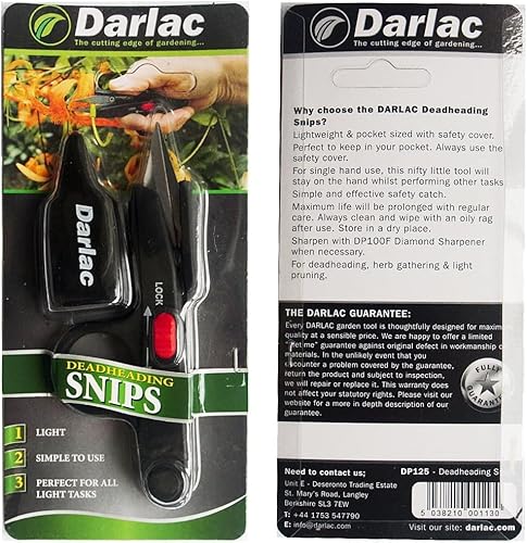 Darlac DP 125 Deadheading Snips with Locking Mechanism, Gardening Snips, Lightweight, Flower Harvesting 7 Darlac DP 125 Deadheading Snips with Locking Mechanism, Gardening Snips, Lightweight, Flower Harvesting - Image 7