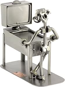 Steelman24 I Schroevenmannetje verpleegster I Made in Germany I handwerk I cadeau-idee I stalen figuur I metalen figuur I metalen mannetje