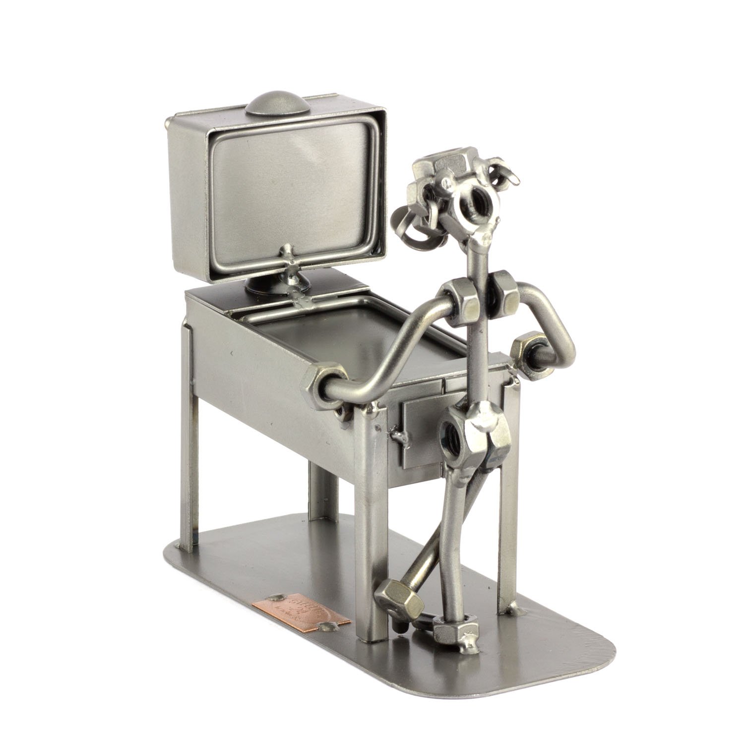Steelman24 I Nuts and bolts sculpture Pinball I Handmade ornaments I Made in Germany I I Metal figurine