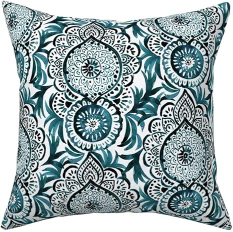 teal throw pillows amazon