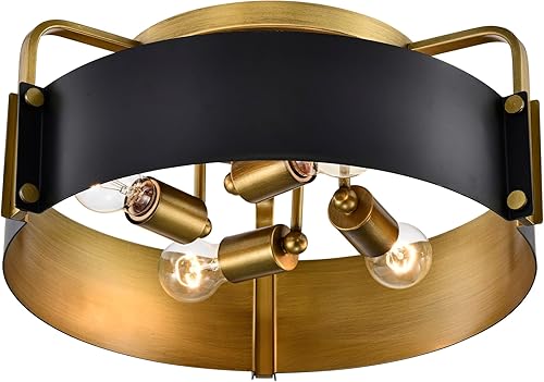 Miniatura 5 de Nuvo Iluminación 607841 Altos - Montaje semiempotrado de 4 luces, 7 pulgadas de alto y 18 pulgadas de ancho, acabado de color negro matelatón natural