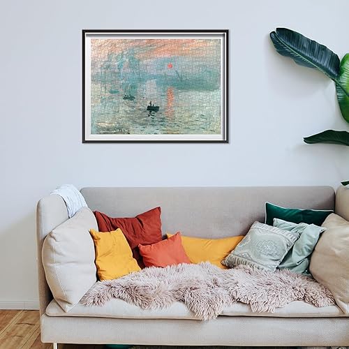 Miniatura 8 de Rompecabezas para adultos, 1000 piezas de Van Gogh, noche estrellada, rompecabezas de obras de arte, juego familiar (tamaño de acabado 28 x 20