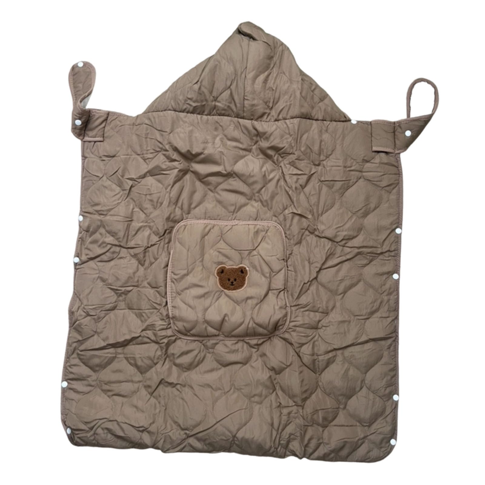 Copertura per Antivento e Schermante Dal Sole, Coperta per Passeggino con Cappuccio a Forma di Cartone Animato, Fascia in Morbido Cotone, Ideale per i Viaggi all'aperto del Neonato,