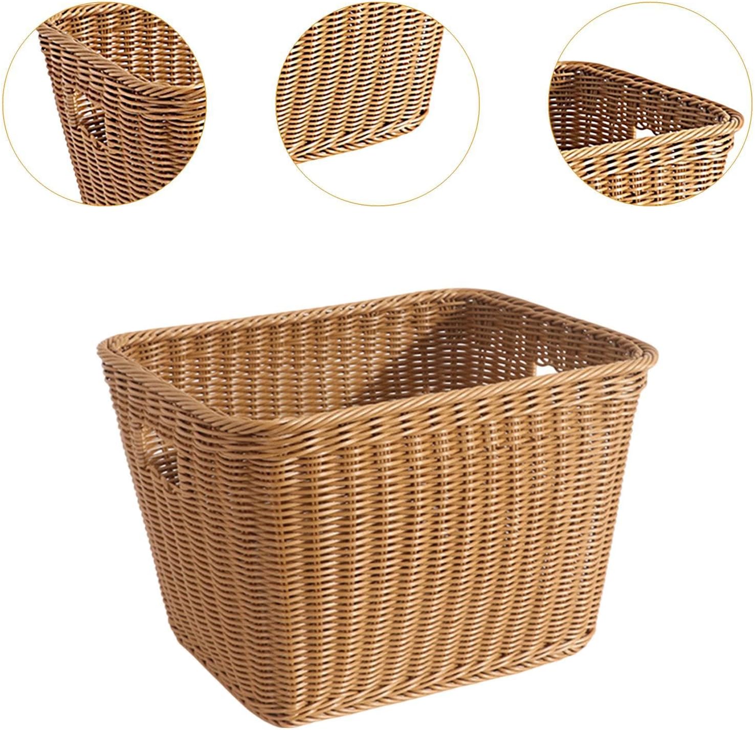 Handwoven Laundry Basket Hamper for College Bedroom Apartment