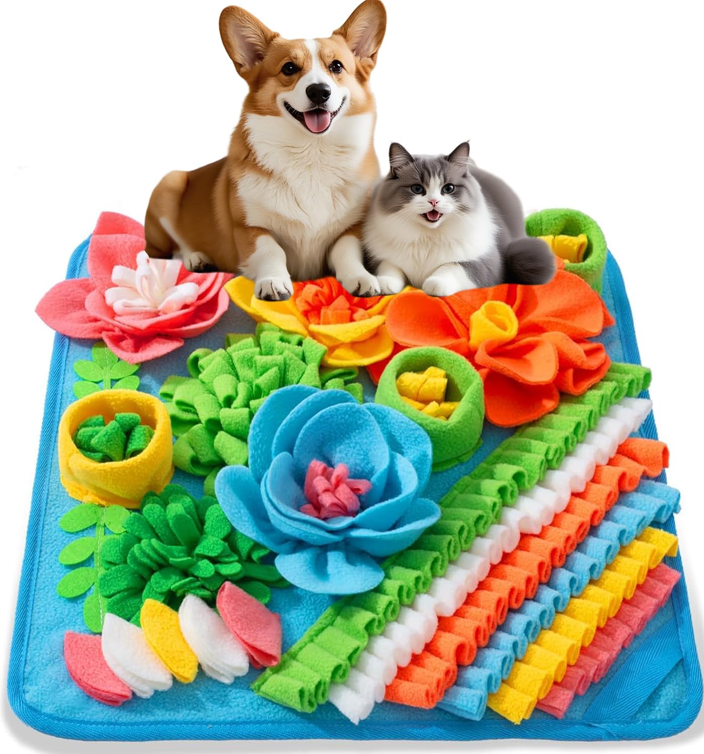 Ankilo Snuffle Mat for Dogs Dog Snuffle Mat, Interactive Feeding Game Reduces Boredom and Anxiety