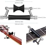 Guitar Capo Sliding Cap Capo Universal for String Instruments Suitable for Electric and Acoustic Guitars and Banjos