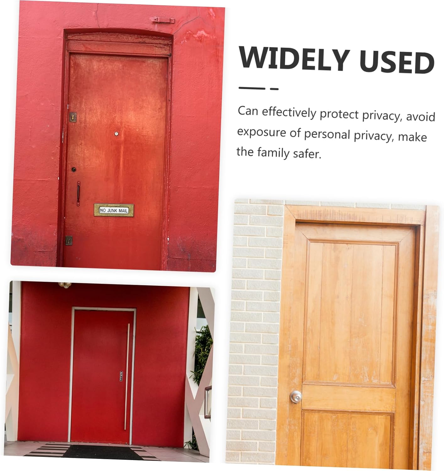 Angoily 10pcs Front Door Peep Cover Door Viewer Privacy Cover for Home Security