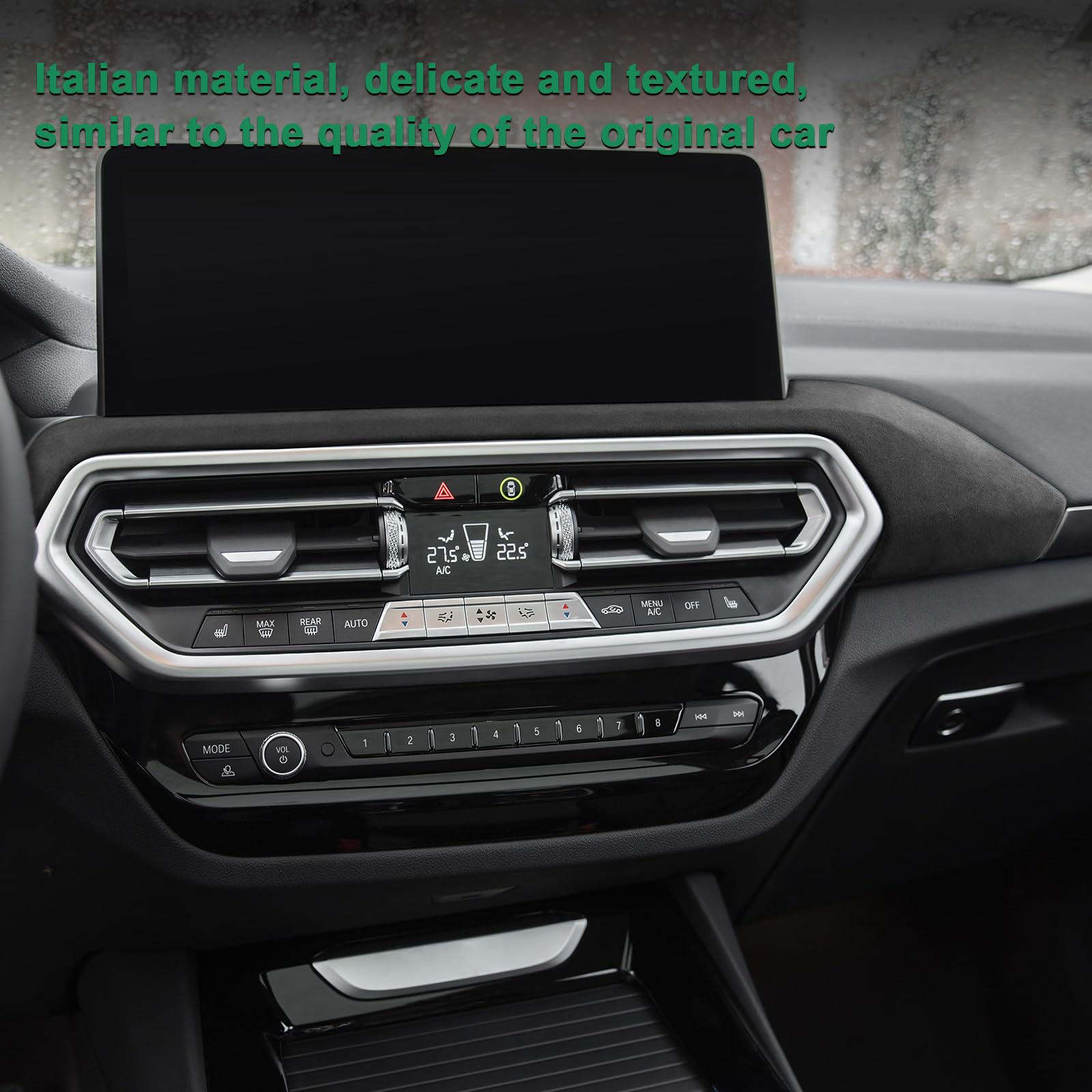 Rivestimento Cruscotto BMW X3 X4 - Fibra Di Carbonio, Adesivo, Per Modelli 2018-2021