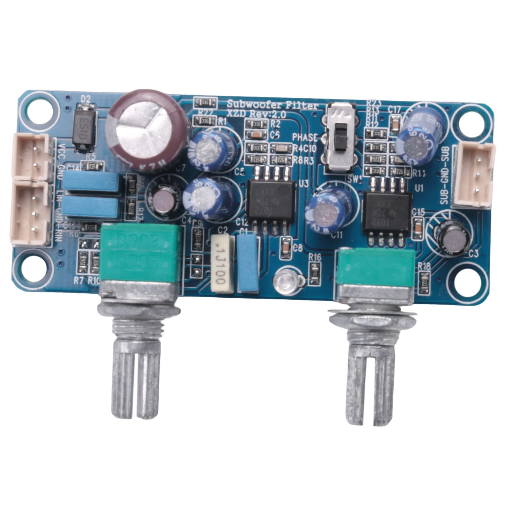 ASHATA Preamplificatore HiFi Preamplificatore a 2 canali Kit Scheda di