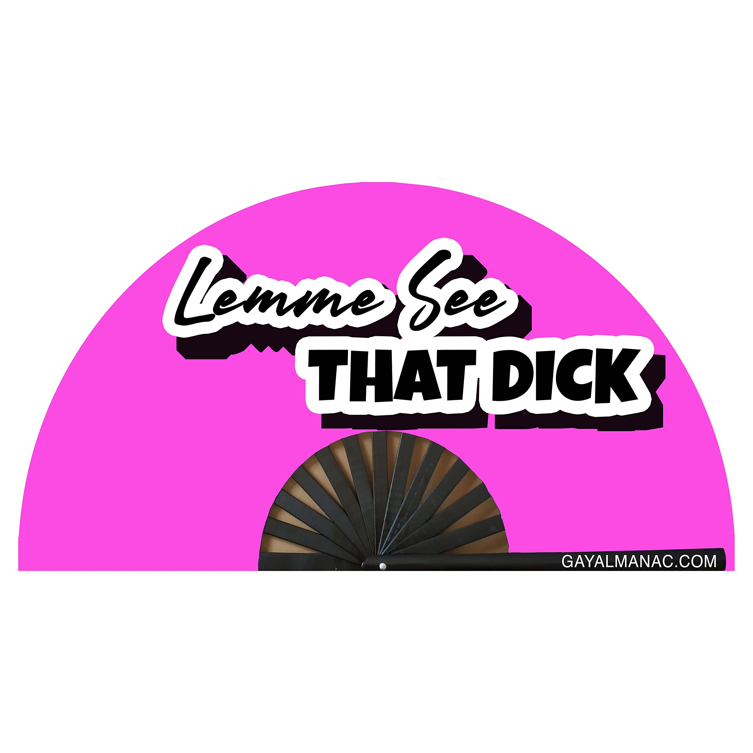 Grand ventilateur pliable Gay Pride en bambou contre la chaleur des raves