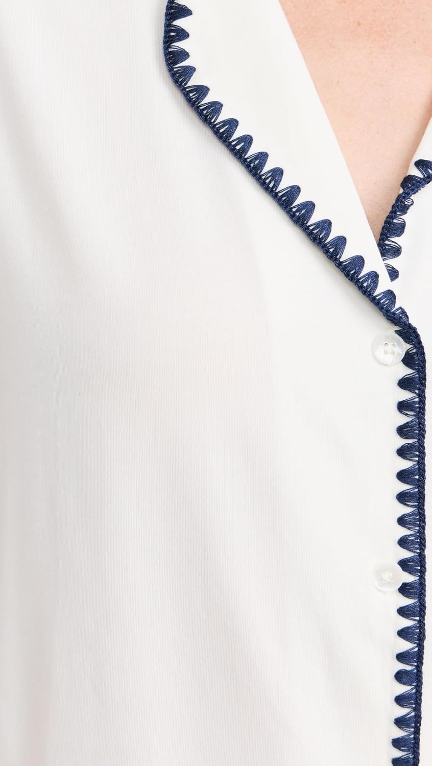 Eberjey Women's The Frida Whip Stitch Short Pajama Set - Image 6