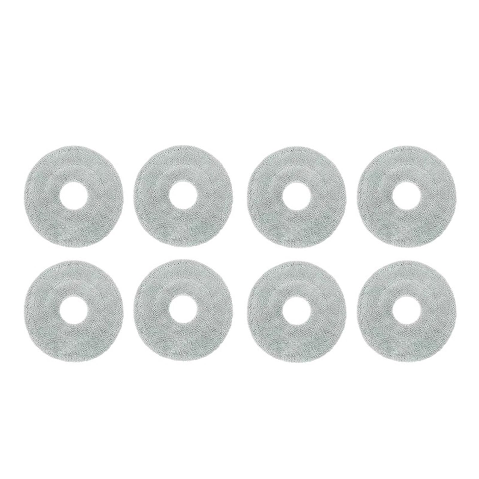 SLAQEYDJS Generic Robot Vacuum Mop Cloth Replacement Parts, Compatible For Dreame Bot L10 Prime L10s Pro L10 Pro(8pcs)