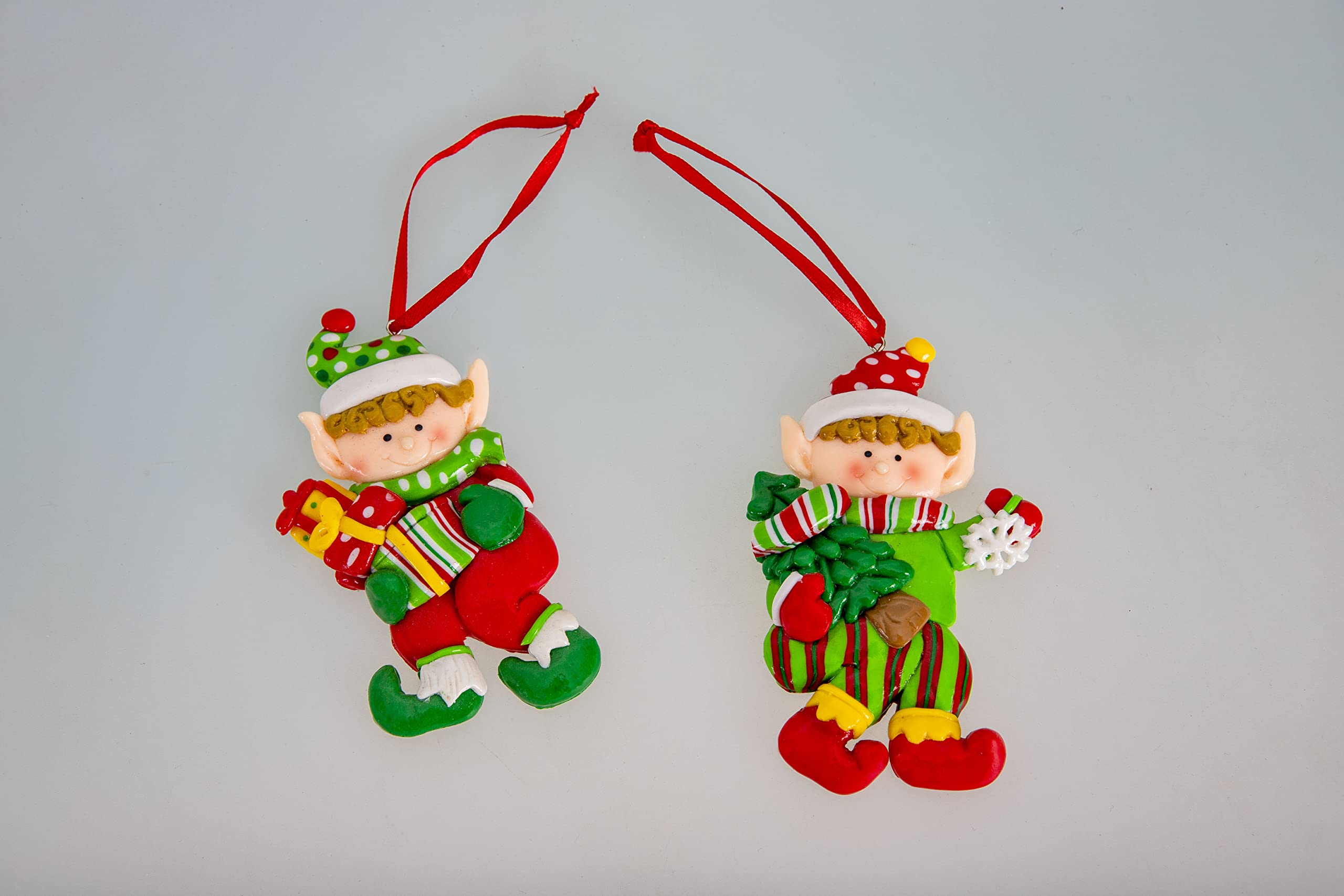 Gadpiparty 16 Ornamenti Di Natale In Legno A Forma Di Elfo – Decorazioni Da Appendere Per Albero, Camino, Regali - 4