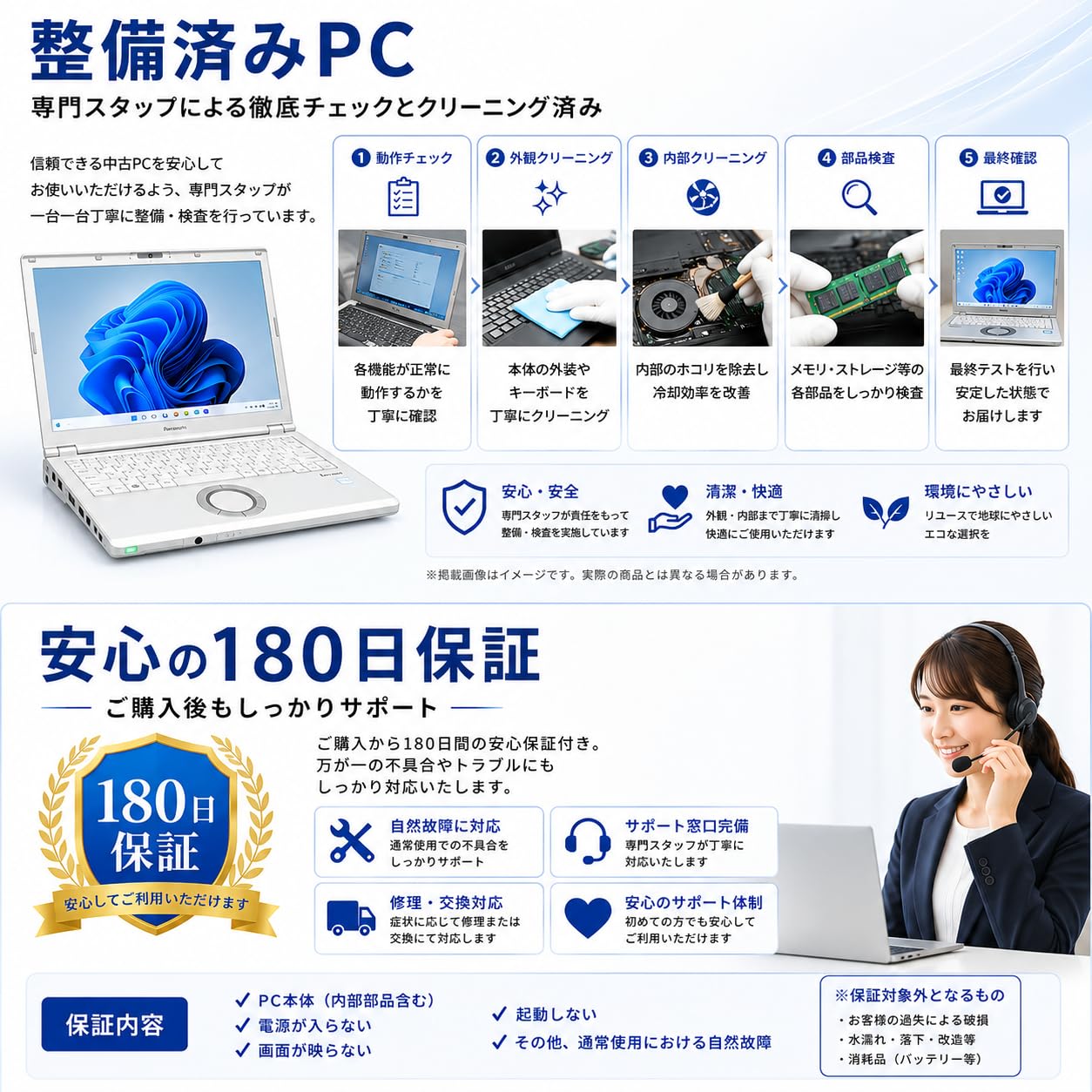 Amazon.co.jp: 【整備済み品】ノートパソコン Let's note CF-LV1 第11