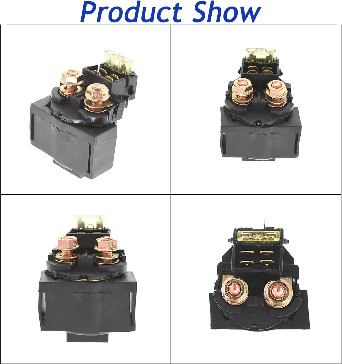 Silscvtt Starter Relay Solenoid Replacement for Kawasaki Bayou 220 KLF220 1988-2002 Replacement for 21163-1266 21163-1130 21163-1253