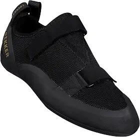 Sapatos de escalada – Sapatos de escalada leves e respiráveis – Sapatos de caminhada com fecho de alça dupla – Sapatos de escalada de parede antiderrapantes de ajuste confortável