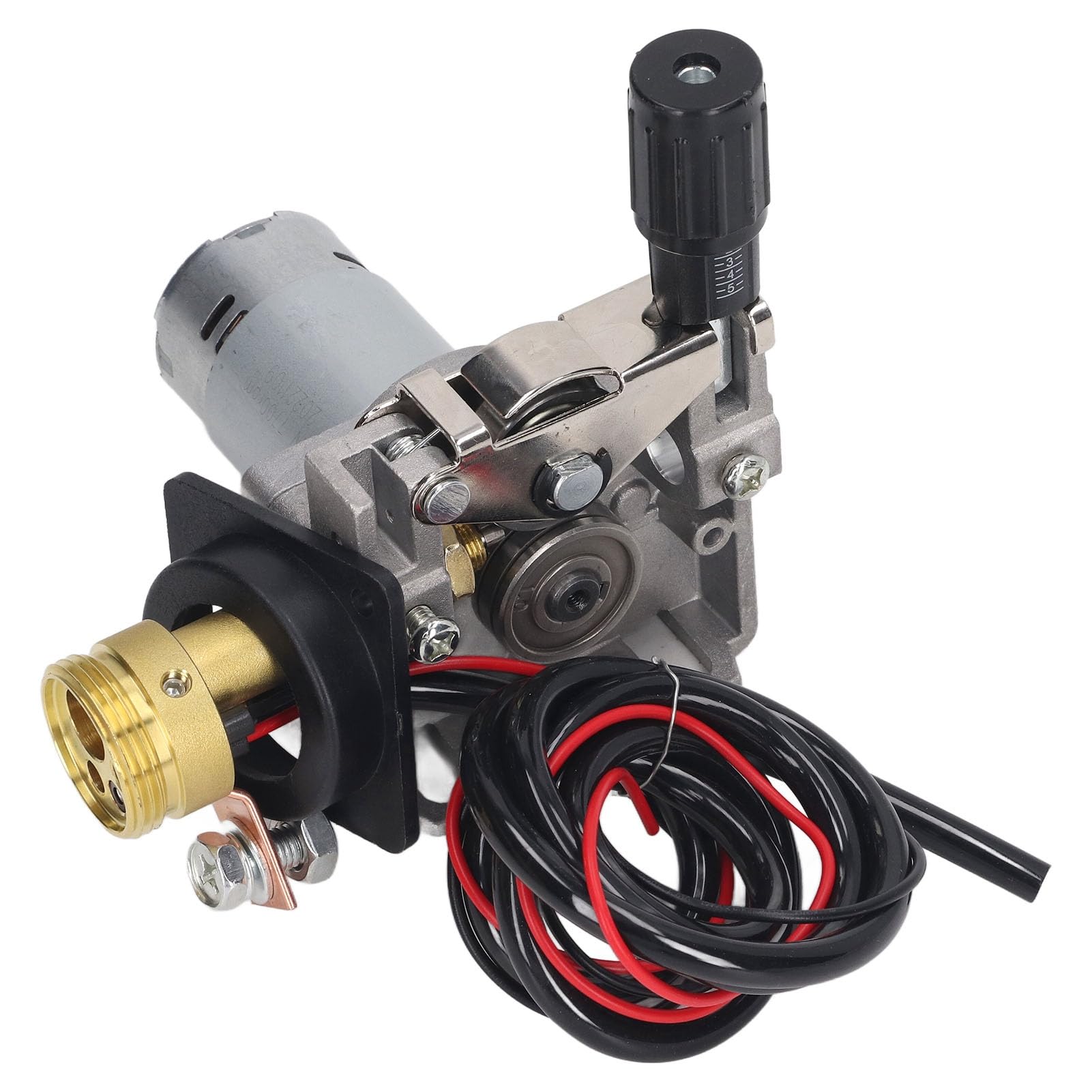 Spawarka z Podajnikiem Drutu, 24 V 40 W, 2–15 M Min. prędkość dla Drutu 0,6–10 Mm Aluminiowy Korpus Spawarka MIG Topnikowa o Kompaktowej Konstrukcji dla Spawarki MIG MAG