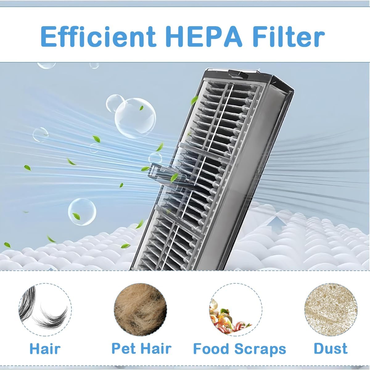 Accessories for Dreame L10s Ultra Gen 2/ L10s Pro Ultra Heat/ X30 Ultra, Replacement Parts for Mova E30 Ultra with 1 Main Brush, 4 Dust Bags, 6 Mop Pads, 4 HEPA Filter, 4 Side Brushes