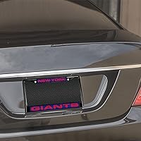 Vista 2 de Rico Industries NFL Unisex-Adult NFL Laser Cut Inlaid Standard Chrome License Plate Frame