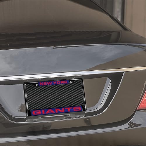 Miniatura 2 de Rico Industries NFL Unisex-Adult NFL Laser Cut Inlaid Standard Chrome License Plate Frame