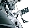 Kuryakyn 4445 Motorcycle Footpegs: Switchblade Pegs with Male Mount Adapters for 2010-19 Harley-Davidson Motorcycles, Chrome, 1 Pair