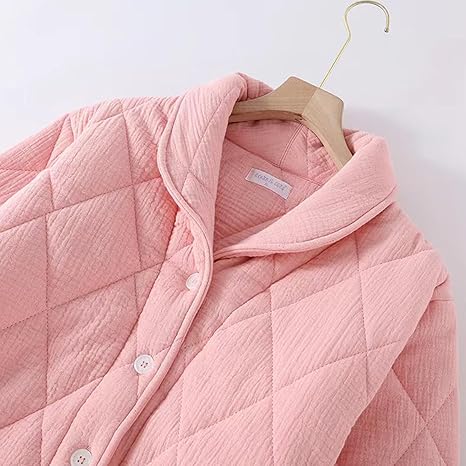 Amazon | [SISOFTLY] パジャマ レディース 綿100％ 4重ガーゼ 冬 婦人