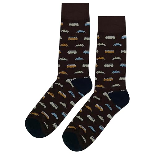VW Classic Dress Socks Funny Novelty Crazy Fun Design Men