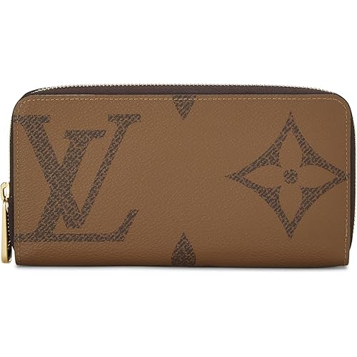 Louis Vuitton, Pre-Loved Monogram Reversed Giant Zippy Continental, Brown