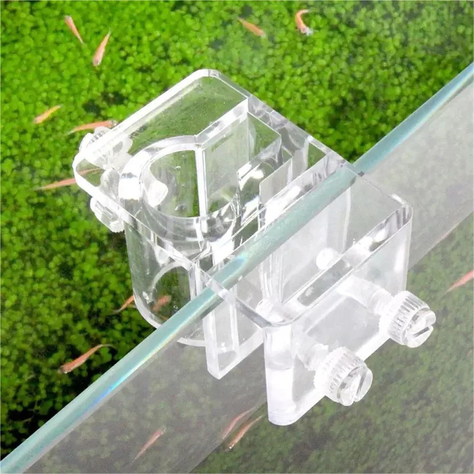 Lot de 6 supports de tube de sortie d'aquarium en acrylique pour maintenir les tuyaux de tuyau, accessoires d'aquarium (style B-27 mm)