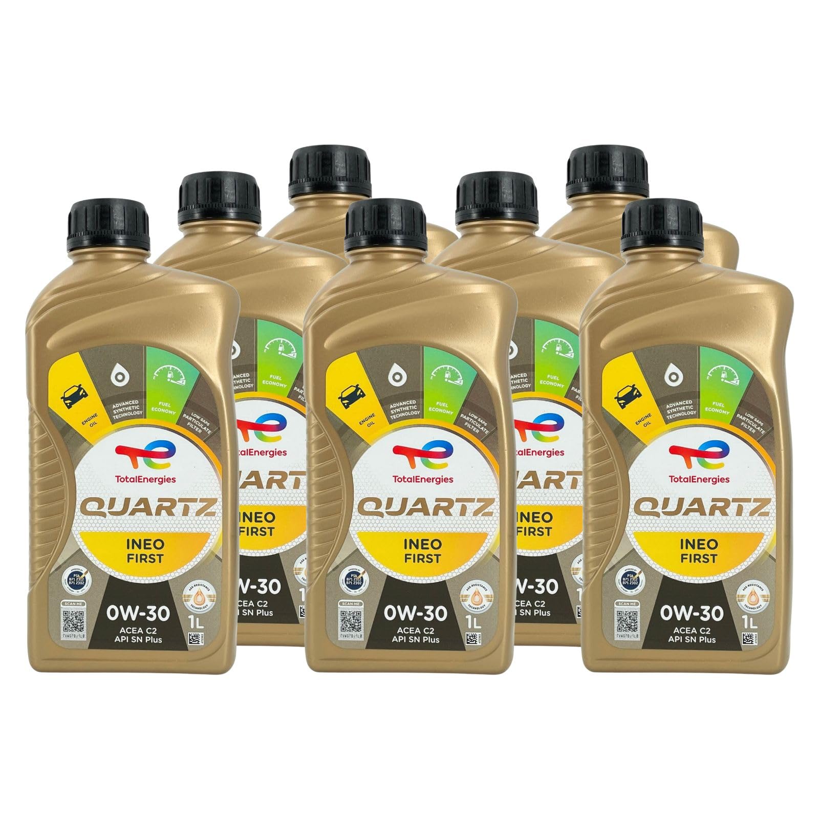 Total Quartz Ineo First 0W-30 7x1 Liter - Motoröl - 7L