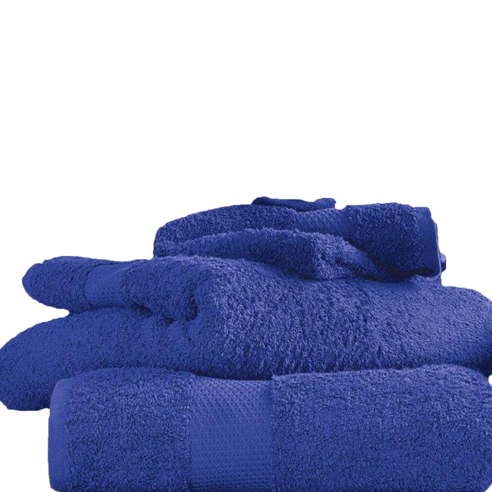 Fairwayuk Royal Blue Towels - Premium Hand Towels 4 Pack (50X80cm, 100% Egyptian Cotton, 700 Gsm, Ultra Soft And Highly Absorbent Extra Large Hand Towels, Hotel & Spa Quality Bathroom Hand Towel