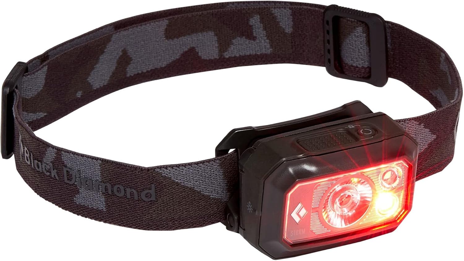 Black Diamond Storm 400 Waterproof Headlamp, Black, Battery Powered
