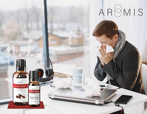 Miniatura 4 de ArOmis - Aceite esencial de clavo de olor, 100 % puro, grado terapéutico, sin diluir, aceite de alta calidad, filtrado de 150 micrones, perfecto