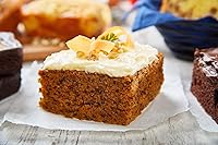 Vista 4 de Ne-Mo's Cuadrados de pastel de zanahoria para panadería, paquete de 36