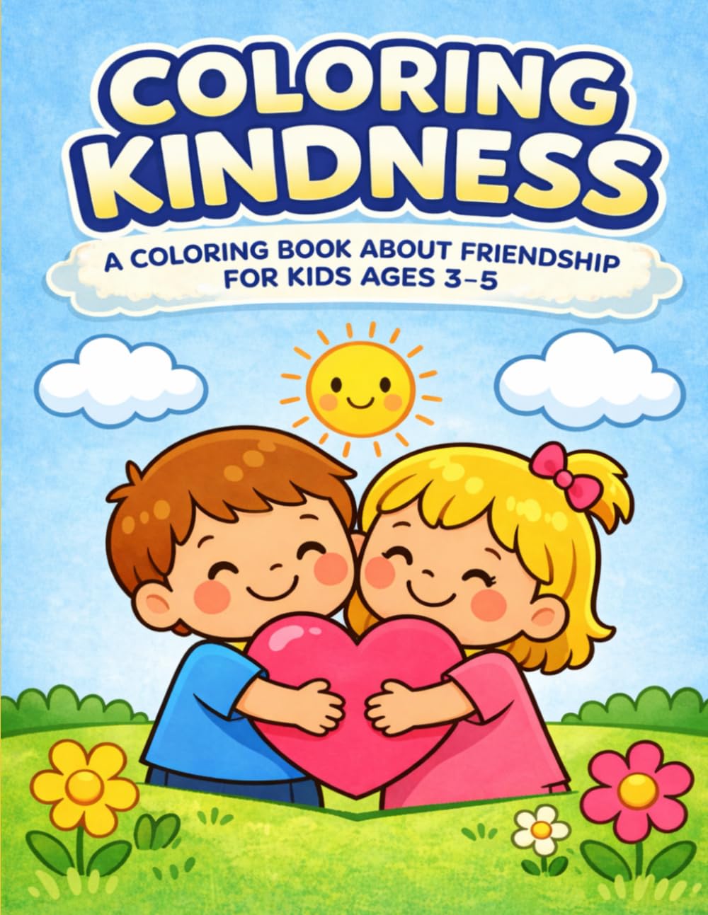 COLORING KINDNESS: A Coloring Book About Friendship and Kindness for Kids Ages 3–5
