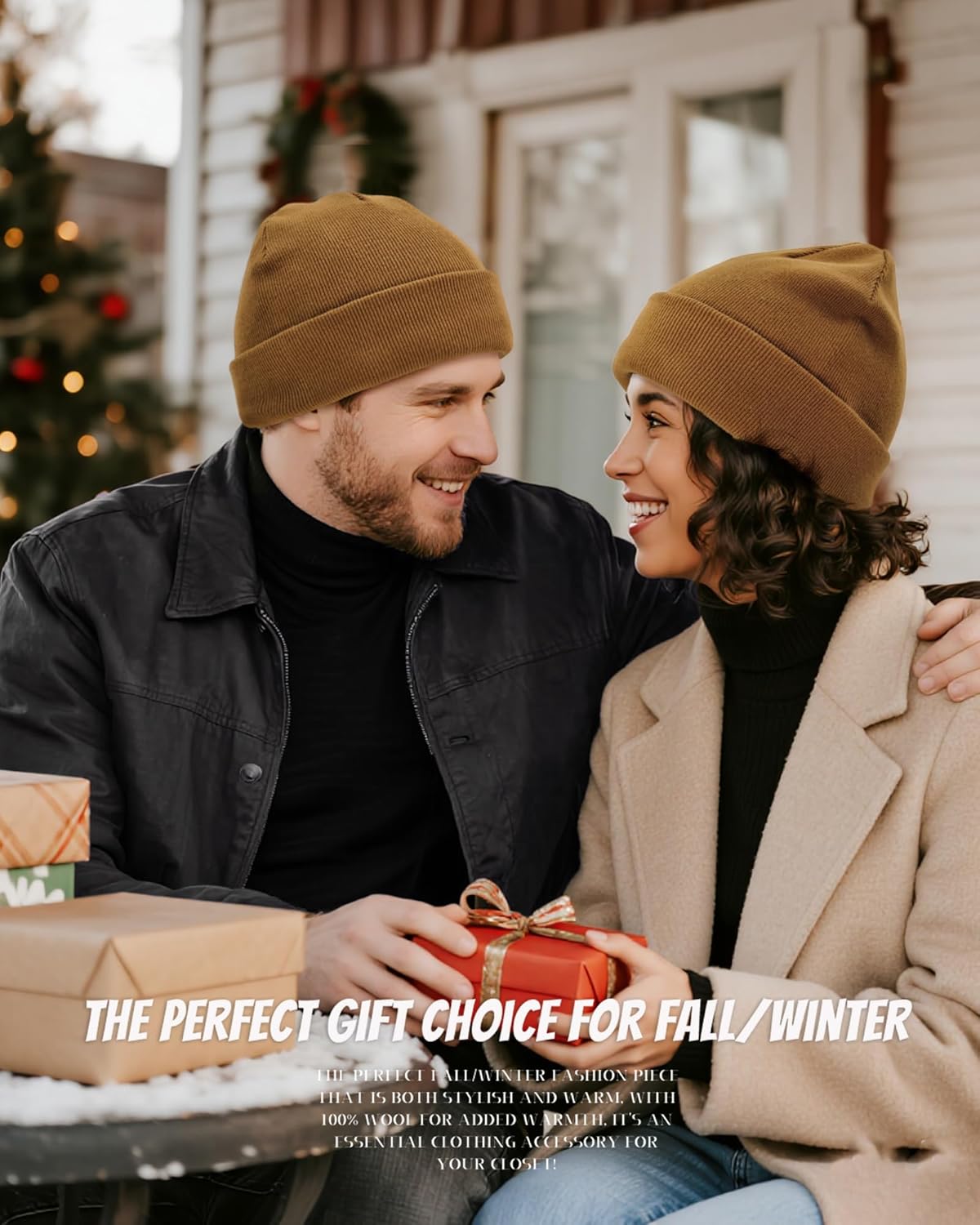 Satin Lined Beanie for Women Men, Cotton Knit Winter Hat Silk Lining Soft Warm Cuffed Fisherman Beanies Hats Skull Cap - Image 6