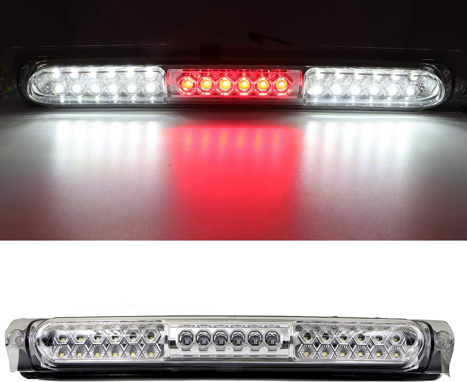 Clear Lens LED 3rd Brake Light Cargo Lamp Fit For 2014-18 Silverado GMC Sierra - Foto 4