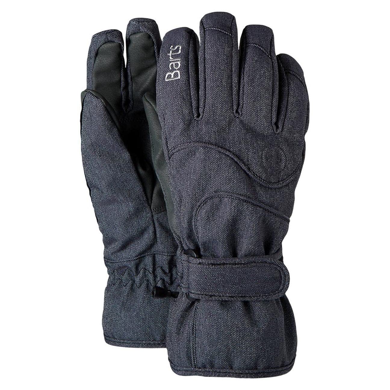 Guantes de esquí con forro Barts, diseño unisex con cierre autoadherente para el invierno 2