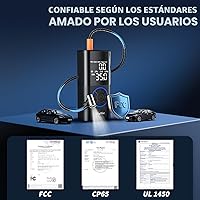 Vista 10 de OlarHike Inflador de Neumáticos Compresor de Aire Portátil, Sistema Inteligente de Doble Manguera, Bomba de Aire Automática de 160PSI