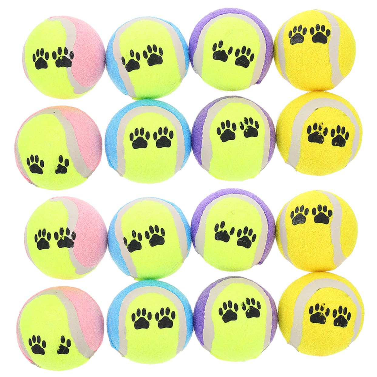 Happyyami Hundetraining 16 Stück Hundespielzeuge Für Den Robusten Innen- Und Außenbereich Zufällige Farbe