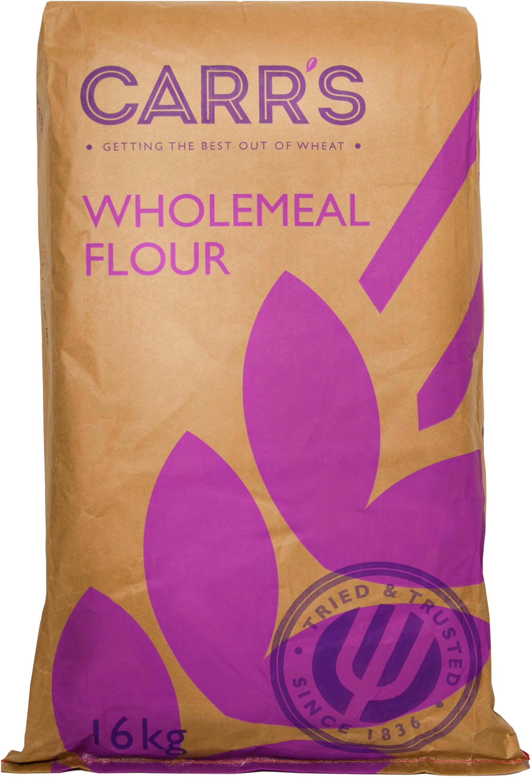 Carr's Wholemeal Flour 16kg | High Protein | Rich in Fibre | Ideal for Professional & Home Baking