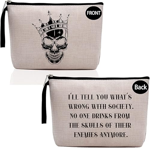 Regalos sarcásticos para mujeres, regalos de broma para mujeres, divertida bolsa de maquillaje sarcástica, regalo único de cumpleaños humorístico