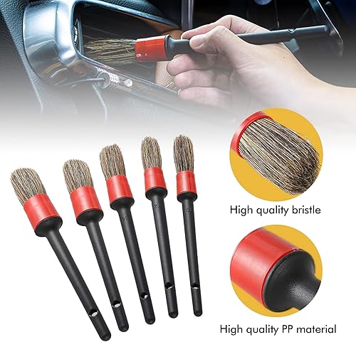 Miniatura 10 de Soporte para cepillos de detalles de automóvil, soporte para botellas de aerosol 2 en 1 y estante para cepillos de detalles, para poner 12 cepillos
